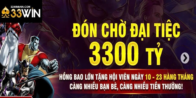 Các chương trình khuyến mãi khác tại 33WIN